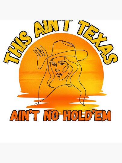 LINEAR WOMAN TEXAS SUNSET Coasters