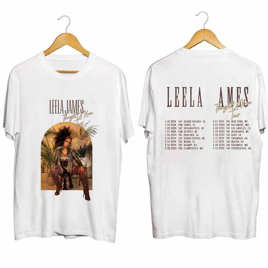 Leela James Thought U Knew 2024 Tour Double Sided Shirt