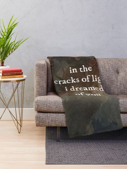 Evermore Lyric Throw Blanket