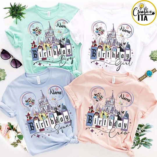 Personalized Disney Villains Birthday Shirt