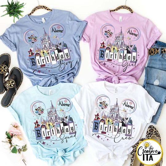 Personalized Disney Villains Birthday Shirt