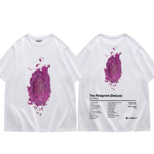 Singer Nicki Minaj Music Album Print T Shirt