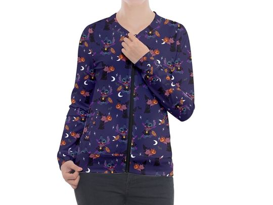 Lilo and Stitch Jacket | Lilo and Stitch Zip-up Jacket |Disney Nurse Jacket