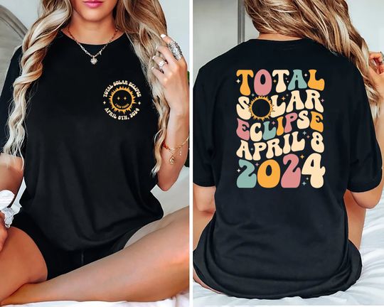 Total Solar Eclipse 2024 Shirt, Gift For Eclipse Lover, April 8th 2024 Shirt