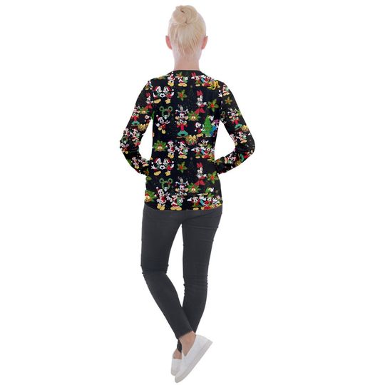 Mickey and Friends Christmas Zip-up Jacket | Disney Nurse Jacket