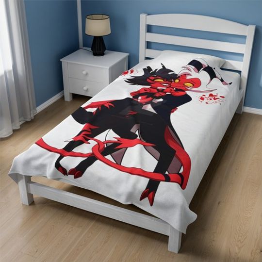 Hazbin Hotel Blanket, Hazbin Hotel Fan Gift