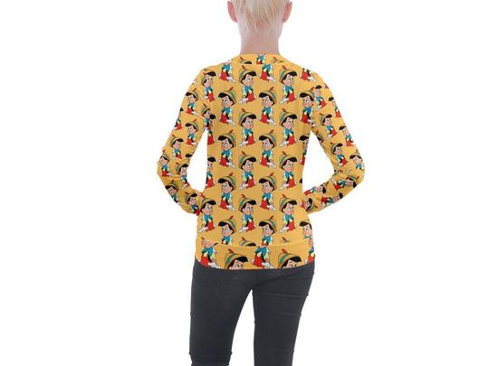 Pinocchio Zip-up Jacket | Disney Nurse Jacket