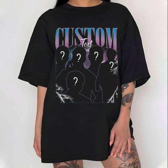 Custom  Bootleg Idea Here | Bootleg Tee Personalized | Image Bootleg Customized Shirt