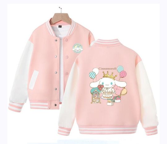 Cute Cinnamor Jacket, Cinnamor Baseball Jacket