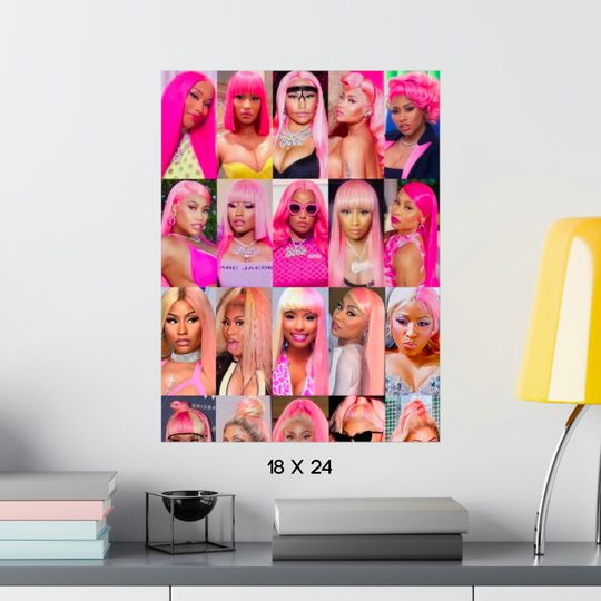 Nicki Minaj Queen of Rap Pink Friday 2 Premium Matte Vertical Posters