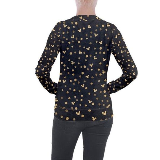 Golden Mickey Mouse Jacket | Mickey Mouse Zip-up Jacket