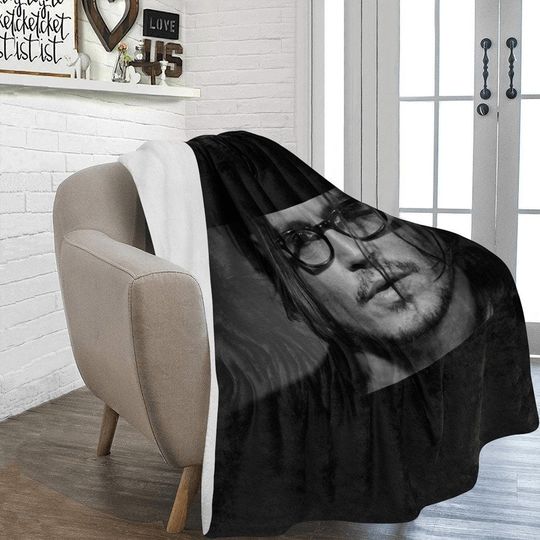 Johnny Depp Fleece Blanket