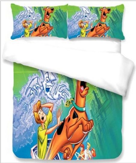 Scooby Doo Bedding Set Christmas Gift Quilt