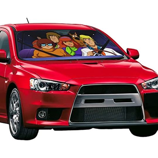 Mioage Funny Cartoon Car Sunshade Front Windshield Sun Shade