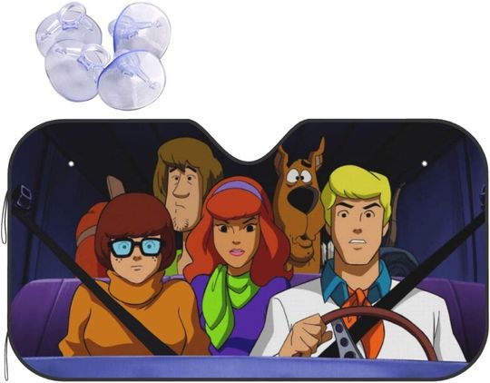 Mioage Funny Cartoon Car Sunshade Front Windshield Sun Shade