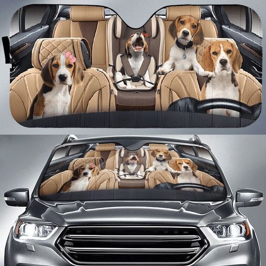 German Shorthaired Pointer Auto Sun Shade