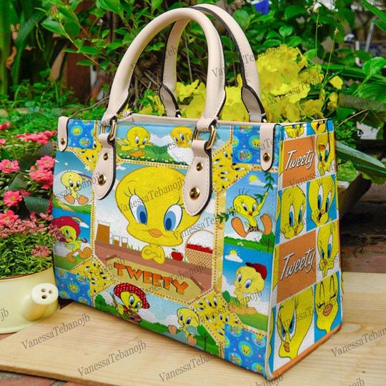 Cute Tweety Bird Leather Bag