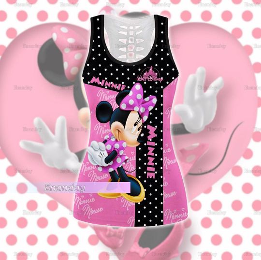 Cute Minnie Tanktop, Minnie Mouse Tank Top, Disney Minnie Leggings