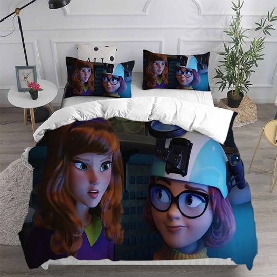 Cosplay Scooby Doo Velma Daphne 3D Duvet Cover Bedding