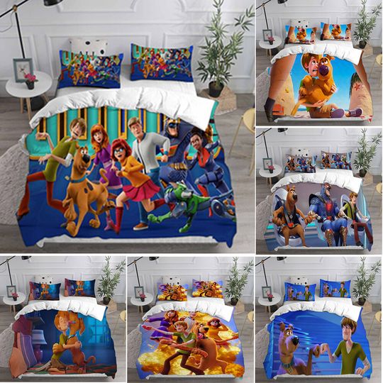 Cosplay Scooby Doo Velma Daphne 3D Duvet Cover Bedding