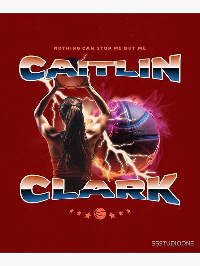 Caitlin Clark Poster, Caitlin Clark Baseball Poster