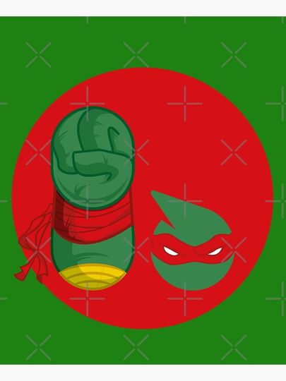 RAPHAEL TMNT Teenage Mutant Ninja Turtles Apron