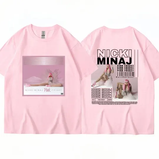 Rapper Nicki Minaj Pink Friday T Shirts Men Women