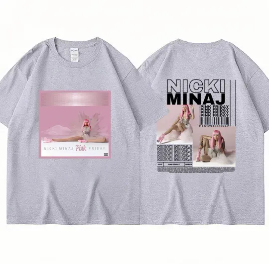 Rapper Nicki Minaj Pink Friday T Shirts Men Women