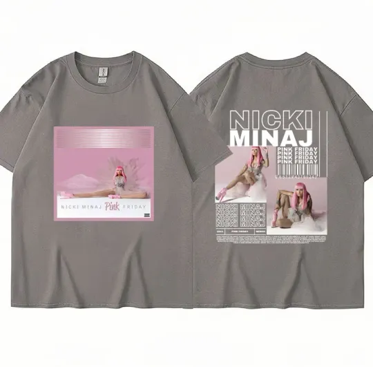 Rapper Nicki Minaj Pink Friday T Shirts Men Women