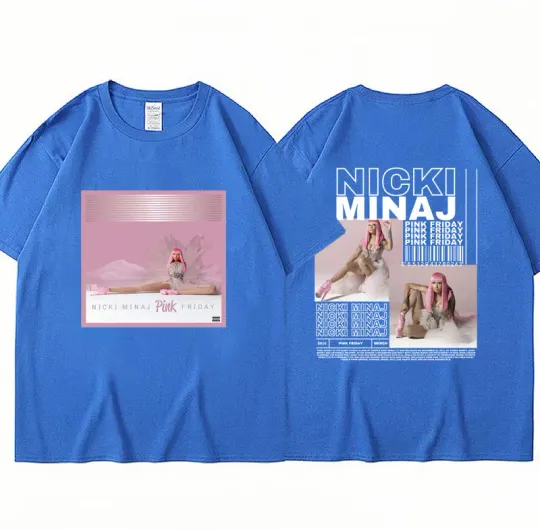 Rapper Nicki Minaj Pink Friday T Shirts Men Women