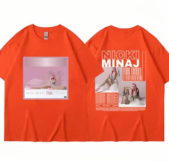 Rapper Nicki Minaj Pink Friday T Shirts Men Women