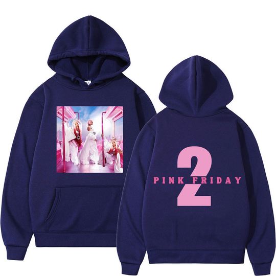 Rapper Nicki Minaj Pink Friday 2 Print Hoodie