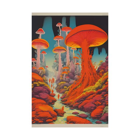 Twilight Tapestries Matte Vertical Poster