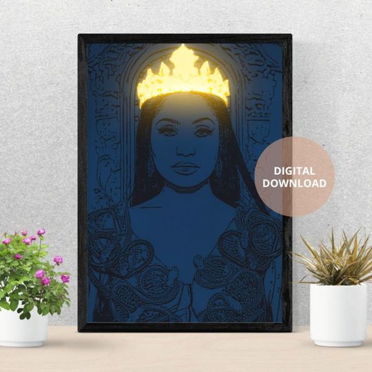 Nicki Minaj Wall Decor, Singer,Nicki Minaj Wall Art