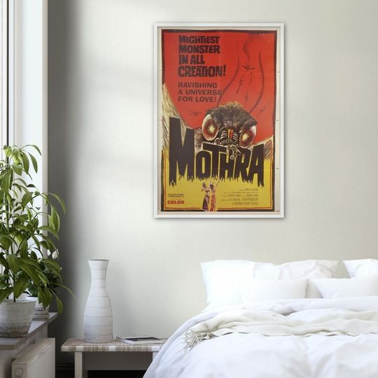Classic Mothra 1961 Framed Movie Poster