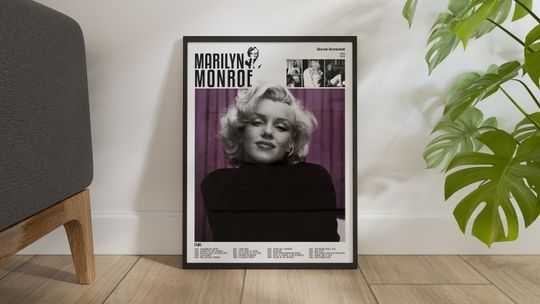 Marilyn Monroe , 18x24", FHD Wall Decor Wall Hangings, Wall Art