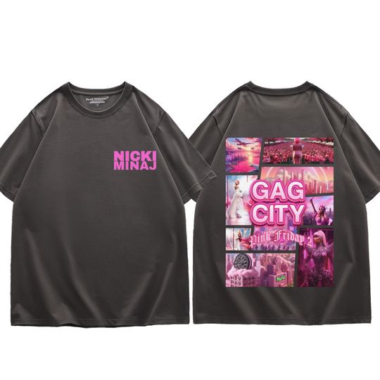 Rapper Nicki Minaj Pink Friday 2 Print T Shirt