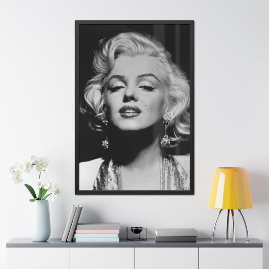 Marilyn Monroe Iconic Portrait Poster | Classic Elegance