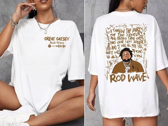 Rod Wave Nostalgia Album 2 side Shirt, Rod Wave Great Gatsby Shirt, Rod Wave Shirt