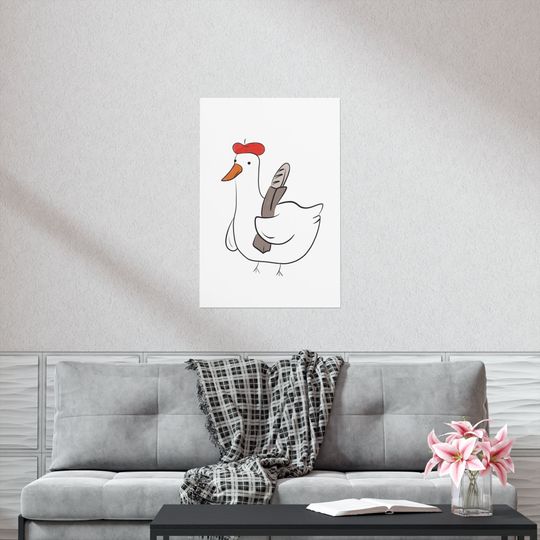 Funny Duck Premium Matte Vertical Posters