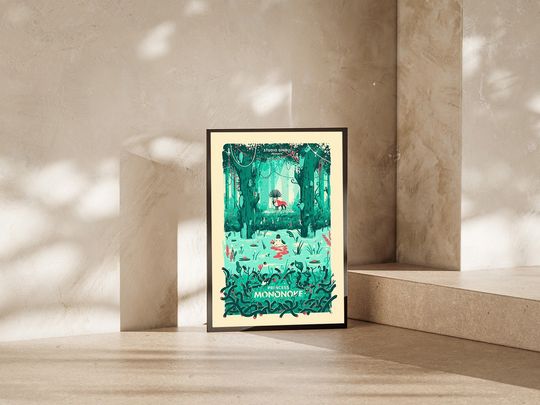 Studio Ghibli Princess Mononoke Poster