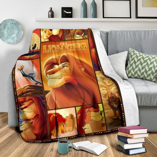 Mufasa Lion King Sherpa Fleece Blanket