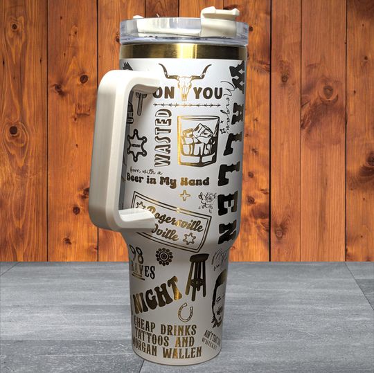 WALLEN 40oz Tumbler with Handle