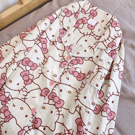 Sanrio Hello Kitty Women's Spring Autumn Pajama Sets