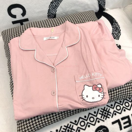 Sanrio Hello Kitty Women's Spring Autumn Pajama Sets