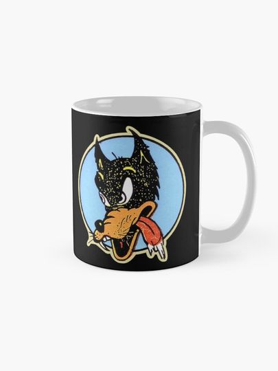 Lone Wolf Jerry Garcia Men's Black Tee Coffee Mug