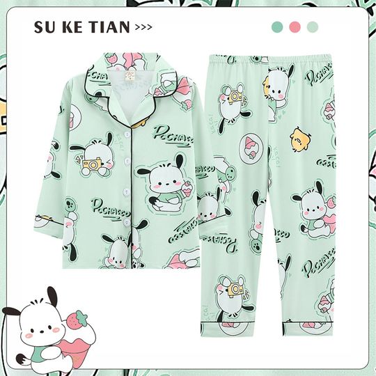 Cartoon Sanrios Cinnamoroll Pajamas Sets