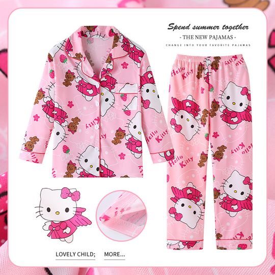 Hello Kitty Children Pajamas Sets