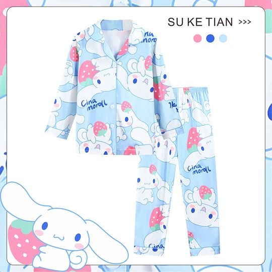 Cartoon Sanrios Cinnamoroll Pajamas Sets