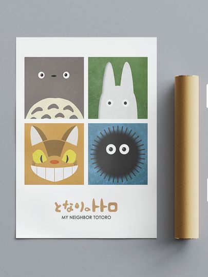 Totoro Alternative Movie Poster